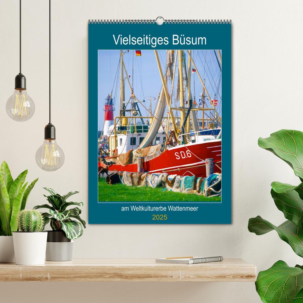 Bild: 9783435976058 | Vielseitiges Büsum (Wandkalender 2025 DIN A2 hoch), CALVENDO...