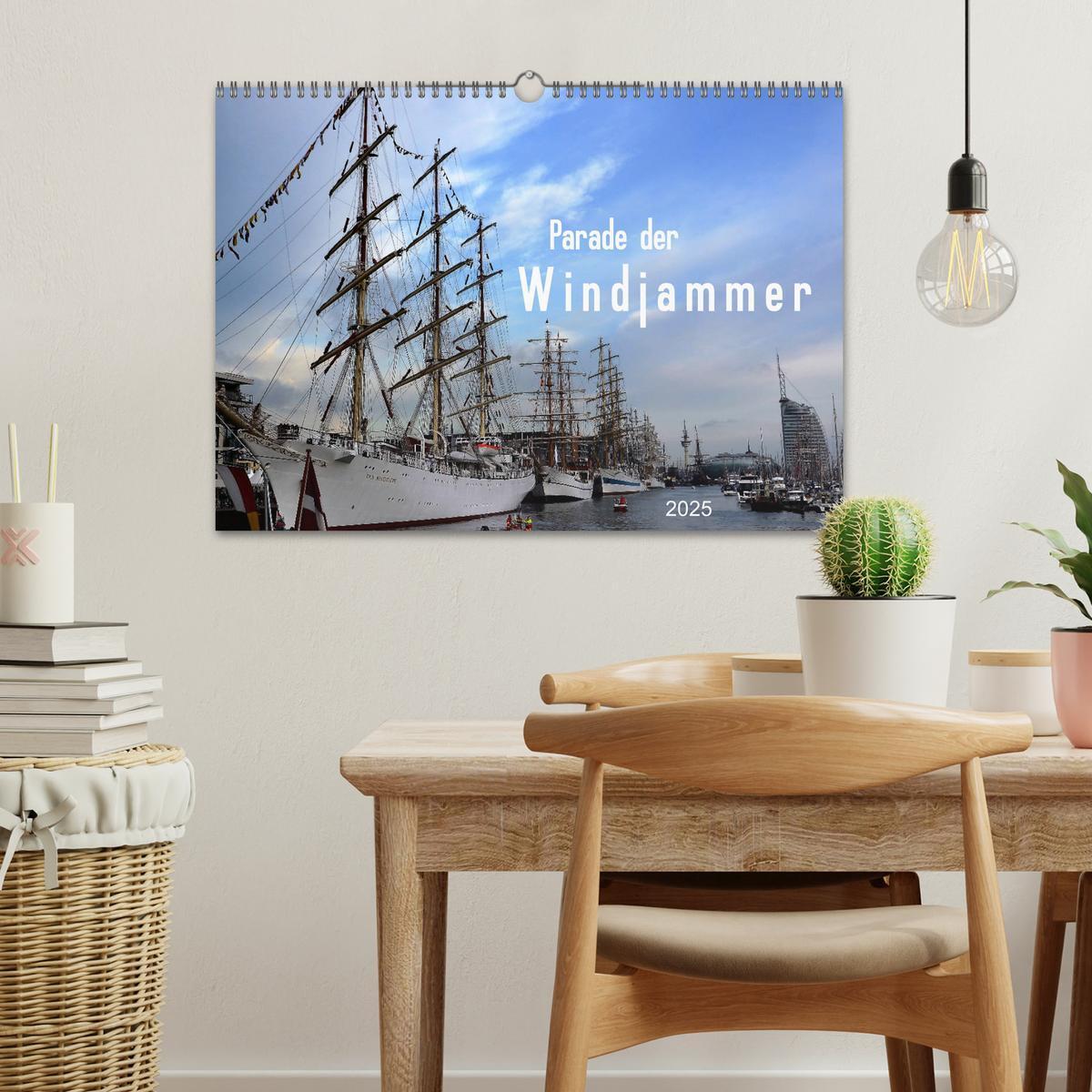 Bild: 9783435439270 | Parade der Windjammer - 2025 (Wandkalender 2025 DIN A3 quer),...