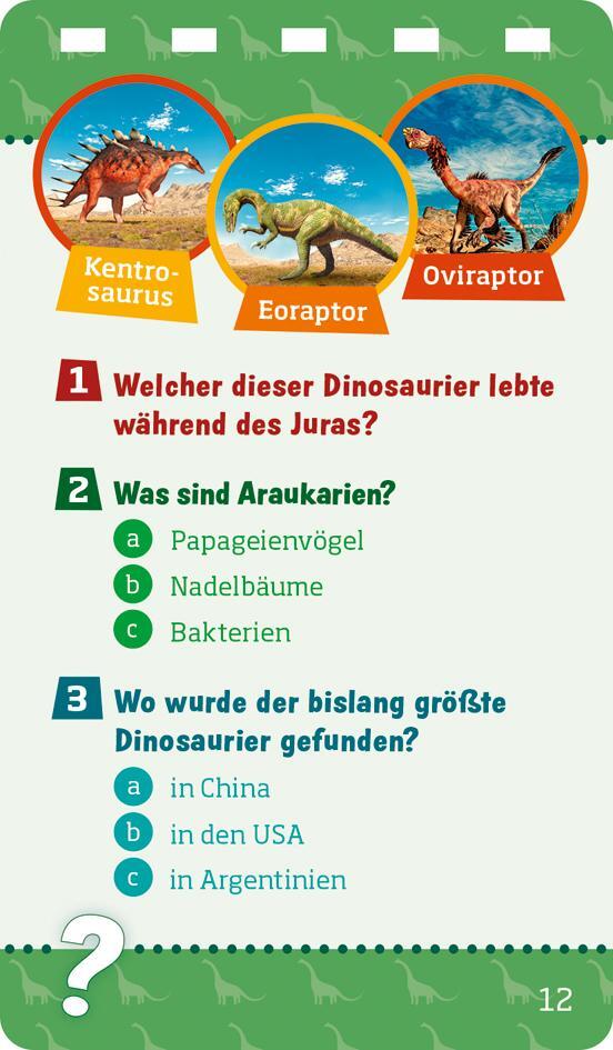 Bild: 9783788677794 | WAS IST WAS Quiz Dinosaurier | KG | Taschenbuch | 80 S. | Deutsch