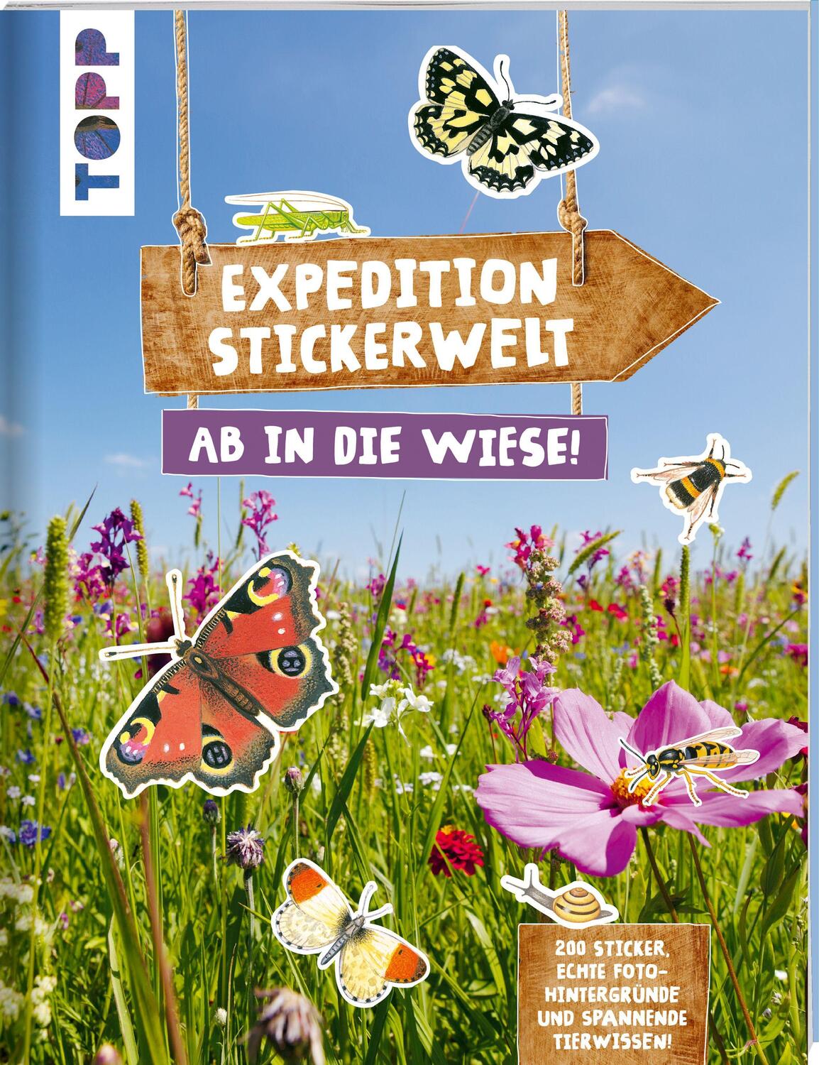 Cover: 9783772443978 | Expedition Stickerwelt - Ab in die Wiese! | Frechverlag | Broschüre