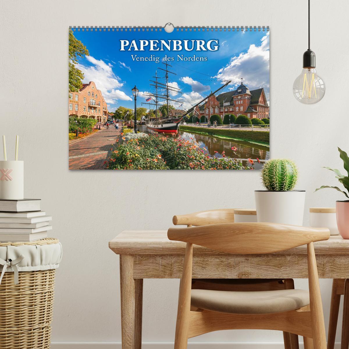 Bild: 9783435421435 | Papenburg - Venedig des Nordens (Wandkalender 2025 DIN A3 quer),...