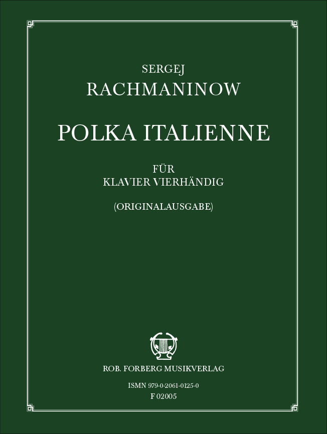 Cover: 9790206101250 | Polka Italienne | Sergei Rachmaninov | Buch | Rob. Forberg Musikverlag