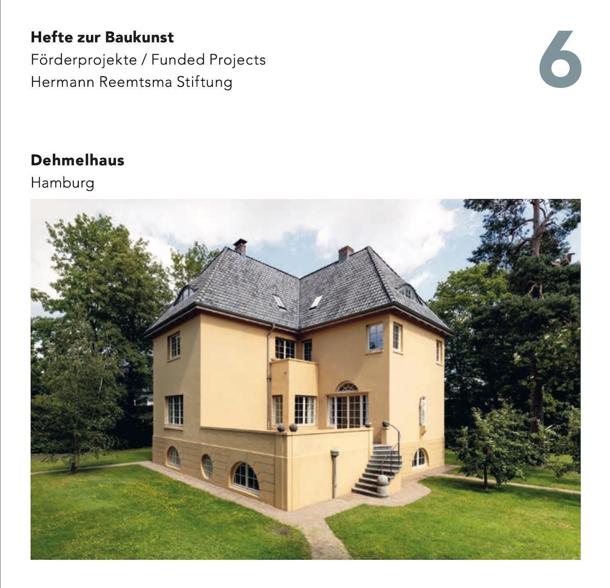 Cover: 9783987410956 | Dehmelhaus | Hefte zur Baukunst | Sebastian Giesen | Taschenbuch