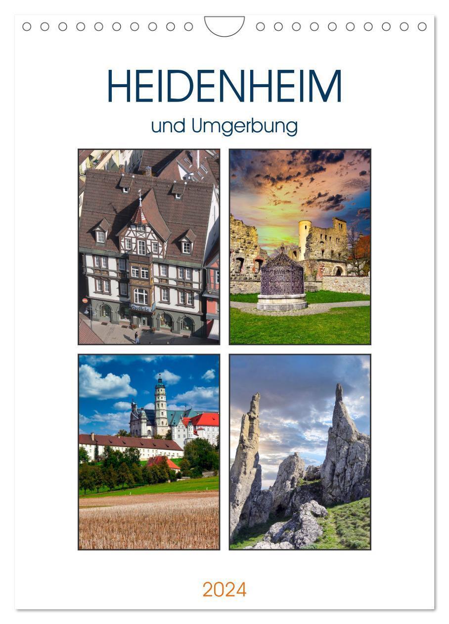 Cover: 9783675492189 | Heidenheim und Umgebung (Wandkalender 2024 DIN A4 hoch), CALVENDO...