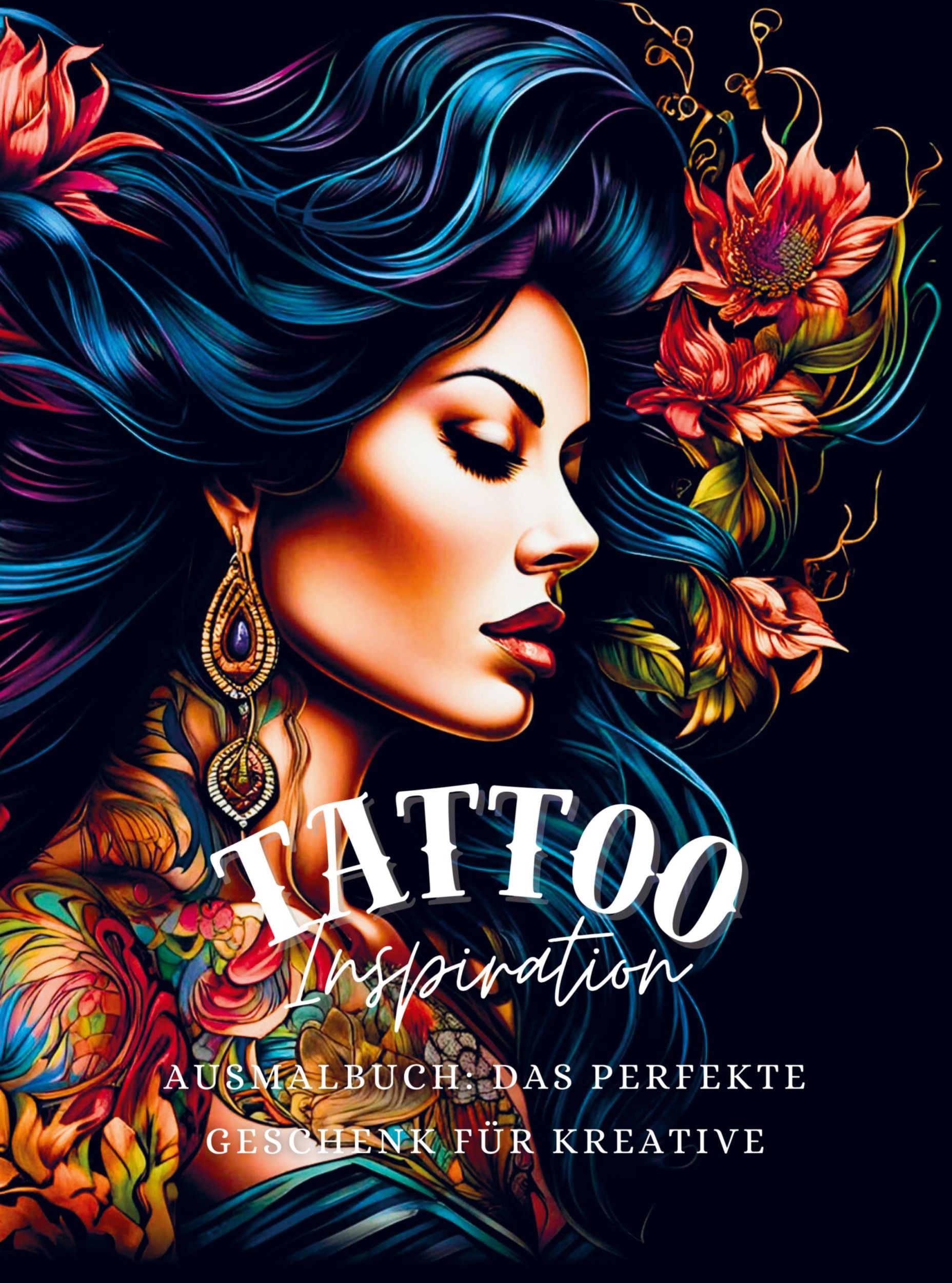 Cover: 9789403774305 | Tattoo Inspiration | Ausmalbuch: das perfekte Geschenk für Kreative