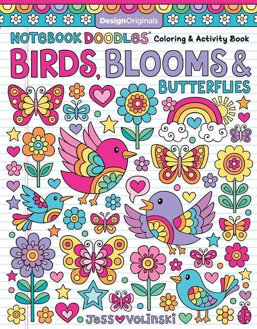 Cover: 9781497205420 | Notebook Doodles Birds, Blooms and Butterflies | Jess Volinski | Buch