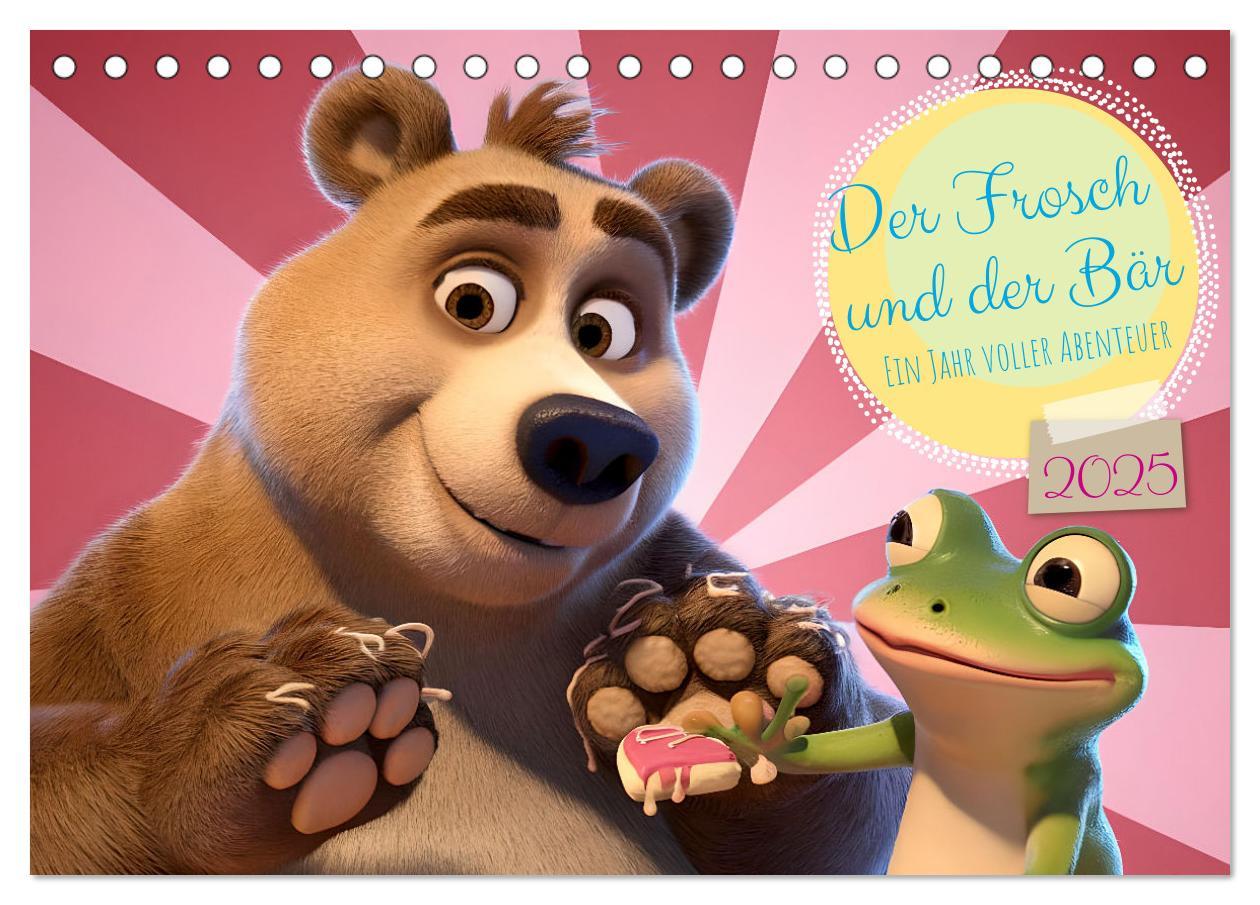 Cover: 9783457214206 | Der Frosch und der Bär - Ein Jahr voller Abenteuer (Tischkalender...