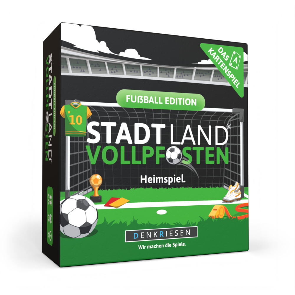 Cover: 4260528095438 | DENKRIESEN - STADT LAND VOLLPFOSTEN® - Das Kartenspiel - FUßBALL...