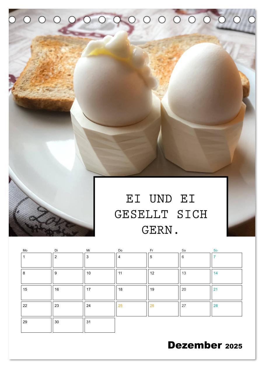 Bild: 9783435949847 | Mit Eiern durch's Jahr. (Tischkalender 2025 DIN A5 hoch), CALVENDO...