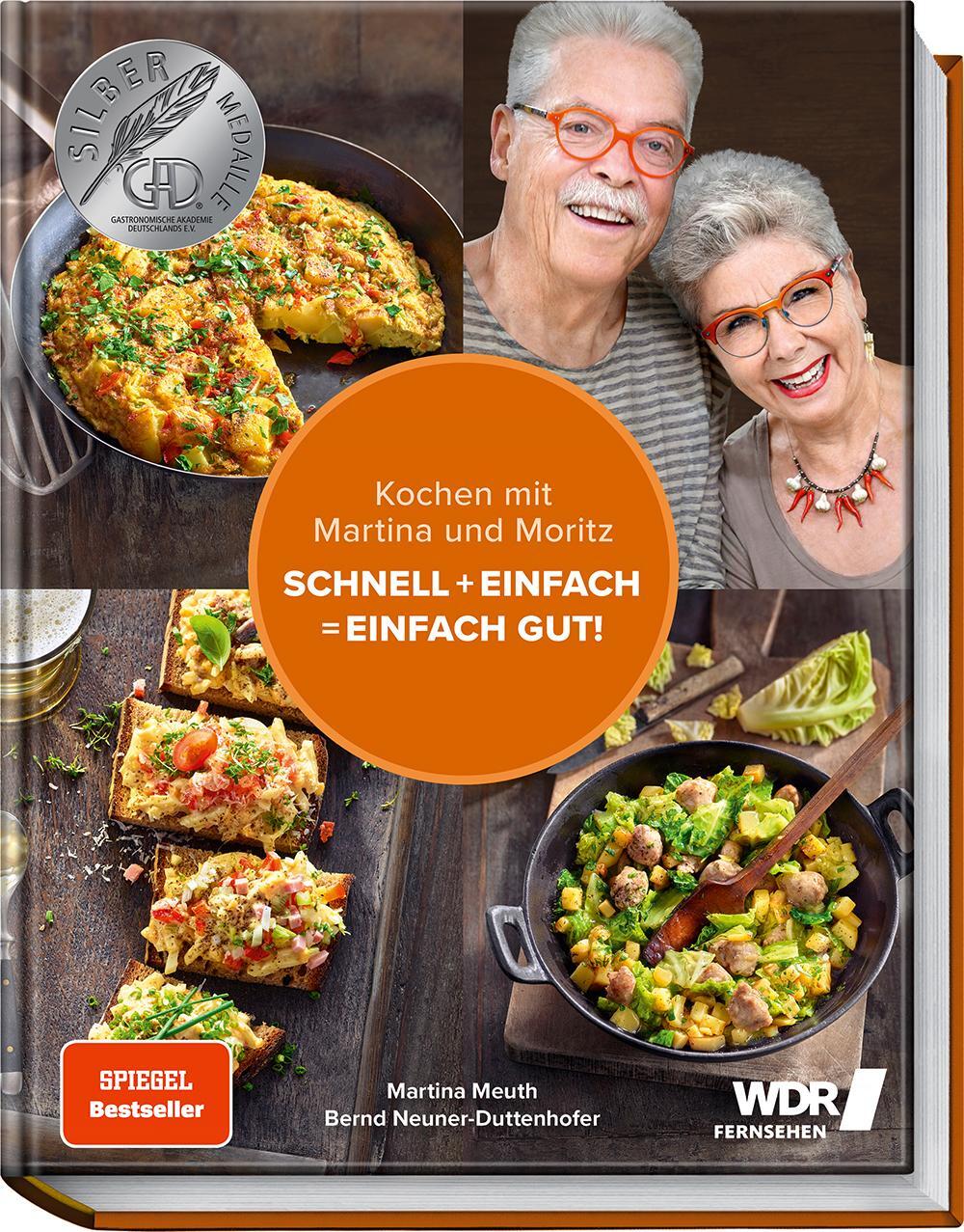 Cover: 9783954532155 | Kochen mit Martina und Moritz - Schnell + einfach = einfach gut!