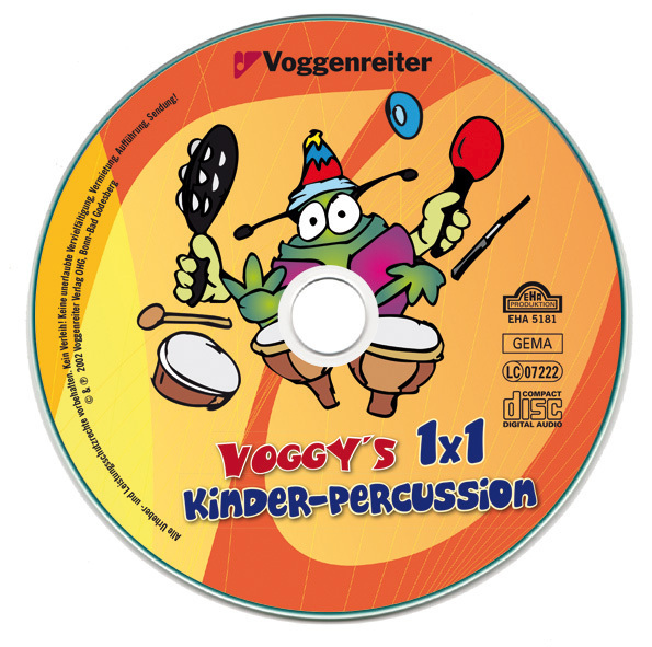 Bild: 9783802402623 | Voggy's Kinder-Percussion 1x1, m. Audio-CD | Yasmin Abendroth | Buch