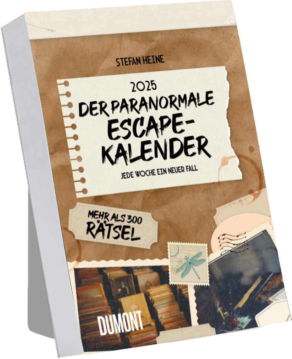 Cover: 4250809654300 | Stefan Heine: Der paranormale Escape-Kalender 2025 Abreißkalender...