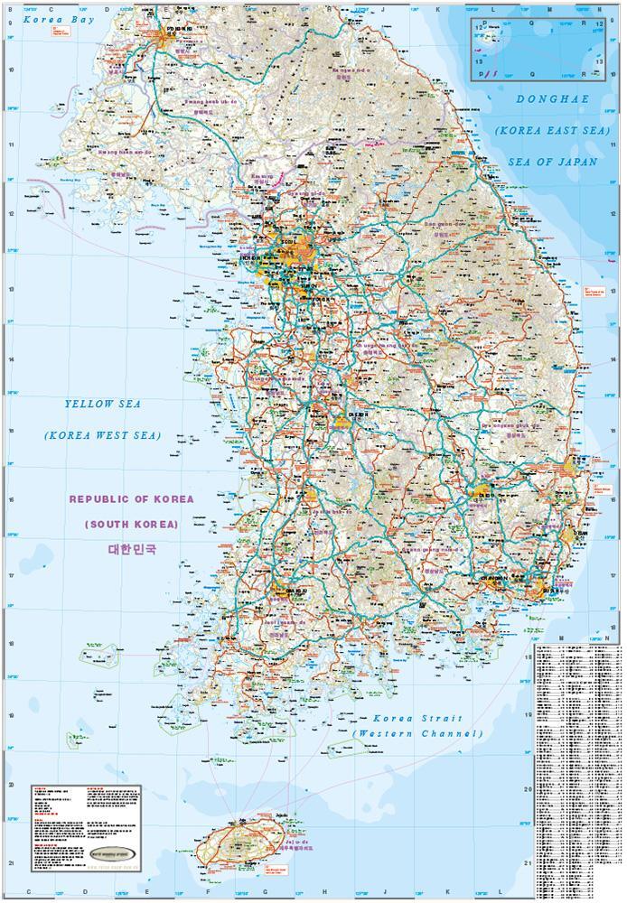 Bild: 9783831772537 | Reise Know-How Landkarte Korea, Nord und Süd 1 : 700.000 | 2 S. | 2023