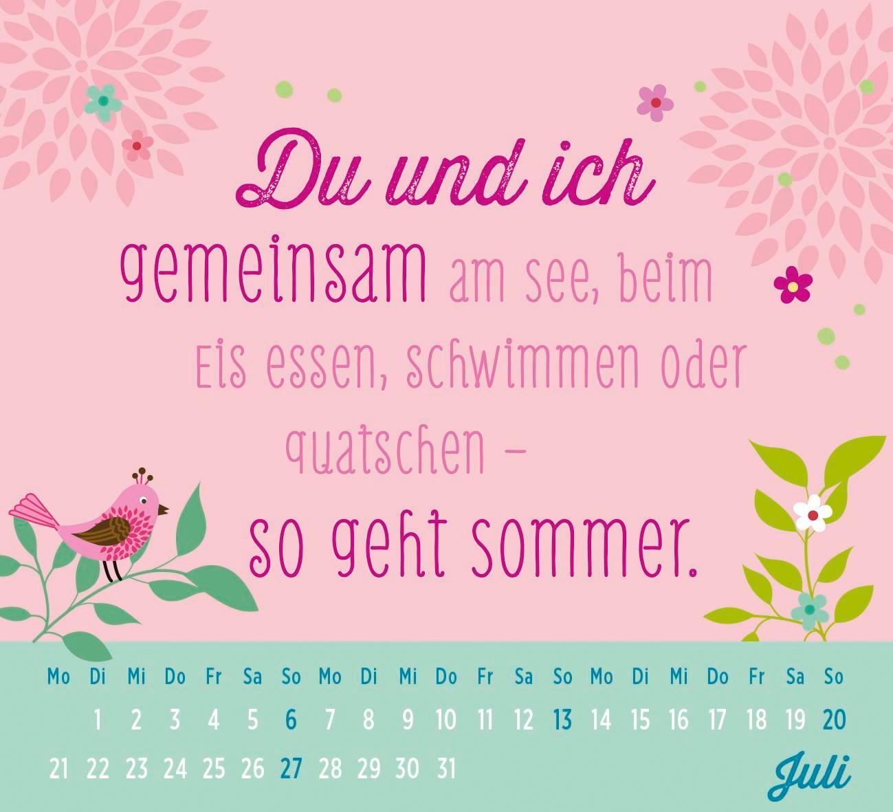 Bild: 4036442012239 | Mini-Kalender 2025: Für mein Schwesterherz | Groh Verlag | Kalender