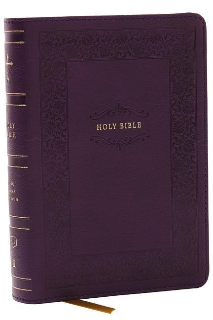 Cover: 9781400333479 | KJV Compact Bible w/ 43,000 Cross References, Purple Leathersoft,...