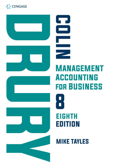 Cover: 9781473778801 | Management Accounting for Business | Colin Drury (u. a.) | Taschenbuch