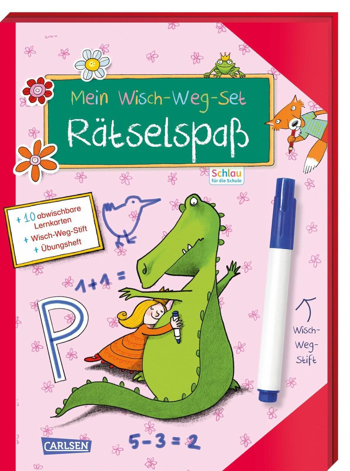 Cover: 9783551189912 | Schlau für die Schule: Mein Wisch-Weg-Set: Rätselspaß | Mildner | Buch