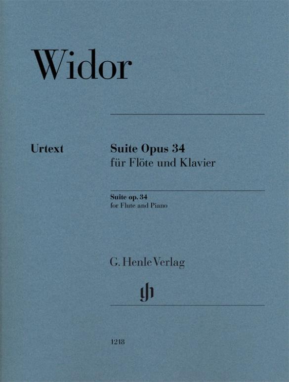 Cover: 9790201812182 | Suite op. 34 for Flute and Piano | Instrumentation: Flute and Piano