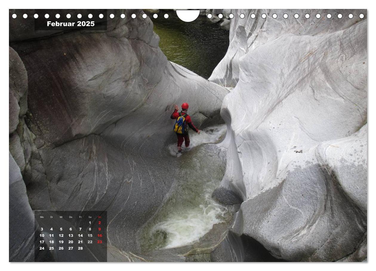 Bild: 9783435630561 | Abenteuer Canyoning (Wandkalender 2025 DIN A4 quer), CALVENDO...