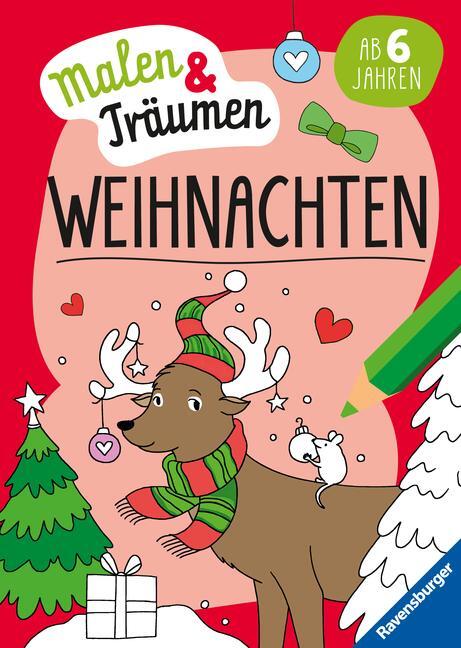 Cover: 9783473489268 | Ravensburger Weihnachten - malen und träumen - 24 Ausmalbilder für...