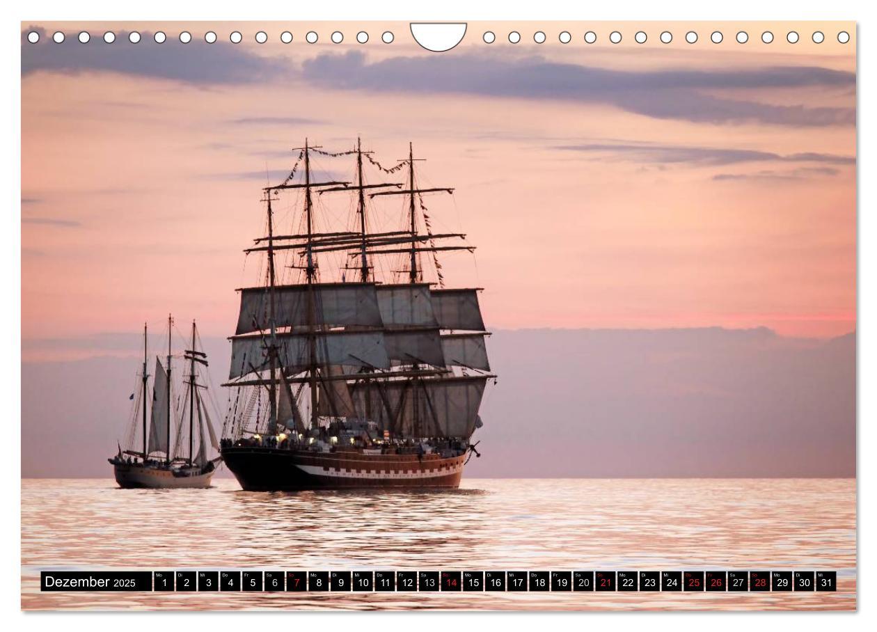 Bild: 9783435781263 | Hanse Sail (Wandkalender 2025 DIN A4 quer), CALVENDO Monatskalender