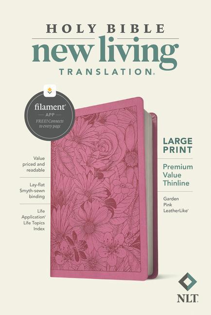 Cover: 9781496458209 | NLT Large Print Premium Value Thinline Bible, Filament-Enabled...