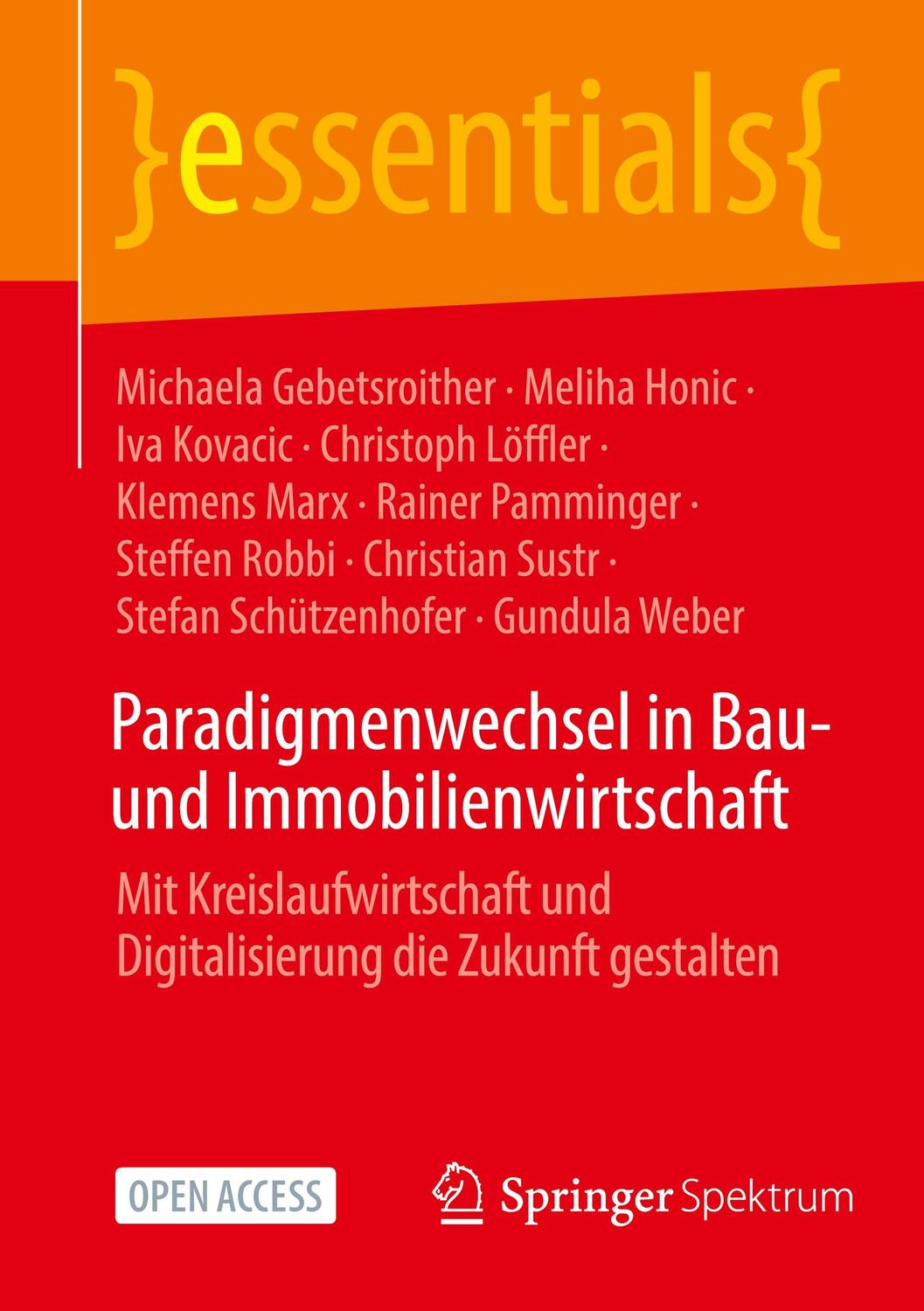 Cover: 9783662682753 | Paradigmenwechsel in Bau- und Immobilienwirtschaft | Taschenbuch | xii