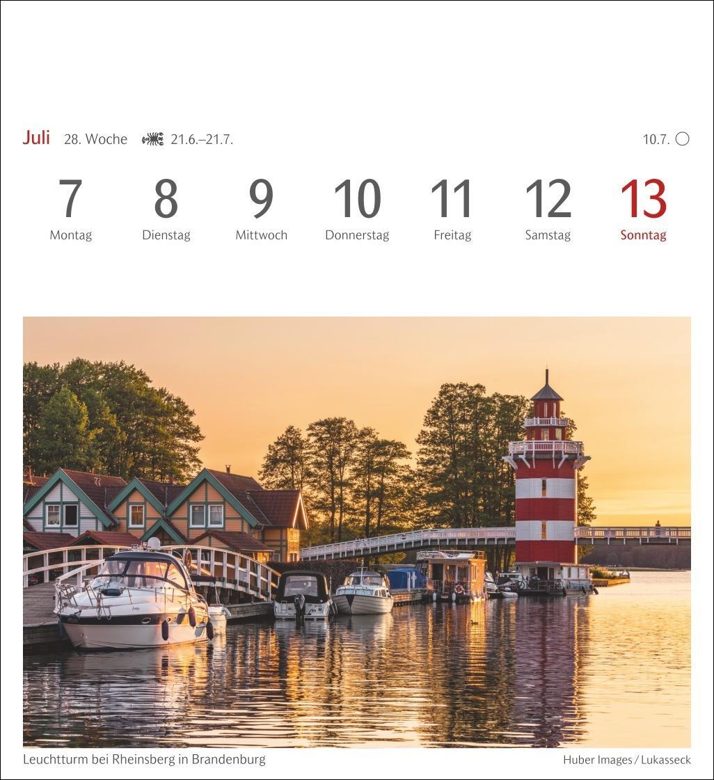 Bild: 9783840033513 | Am Wasser Postkartenkalender 2025 - Wochenkalender mit 53 Postkarten