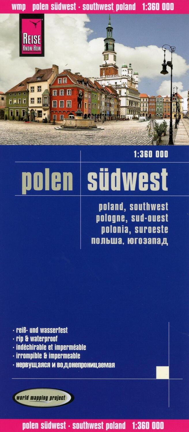 Cover: 9783831773619 | Reise Know-How Landkarte Polen, Südwest 1 : 360.000 | (Land-)Karte