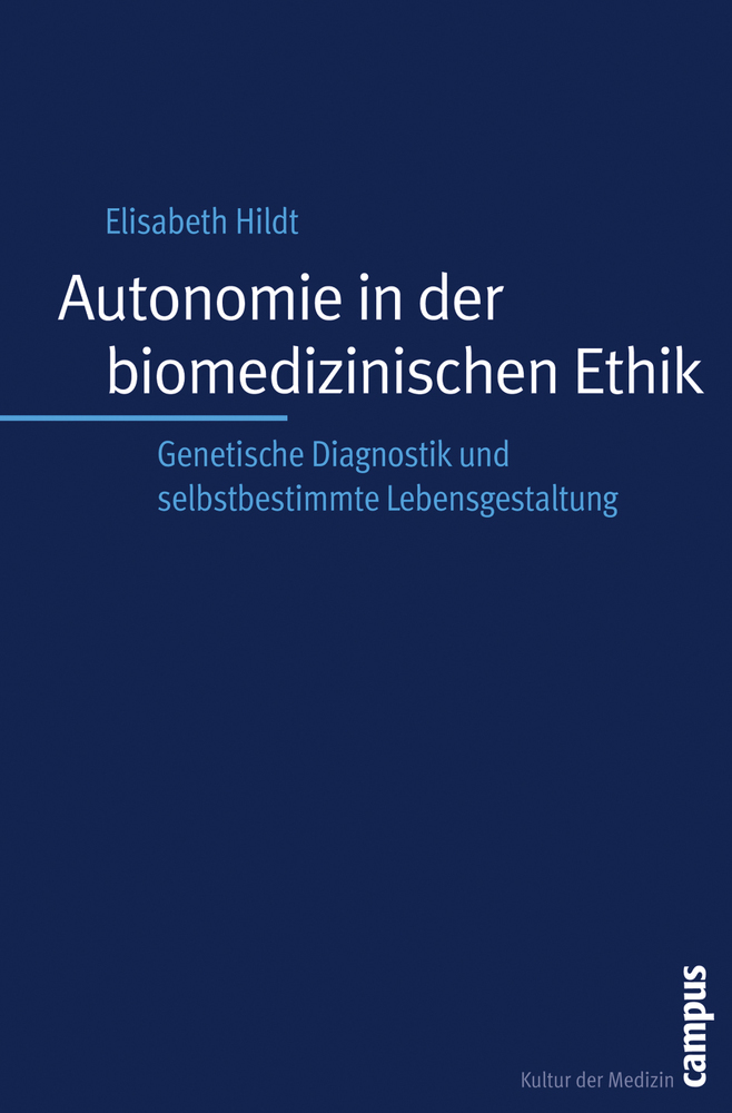 Cover: 9783593380117 | Autonomie in der biomedizinischen Ethik | Elisabeth Hildt | Buch