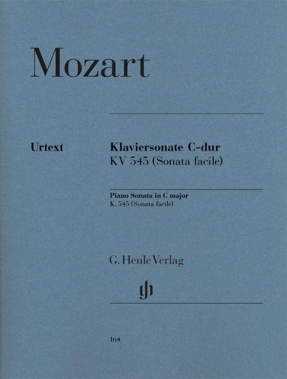 Cover: 9790201801643 | Klaviersonate C-dur KV 545 (Sonata facile) | Wolfgang Amadeus Mozart