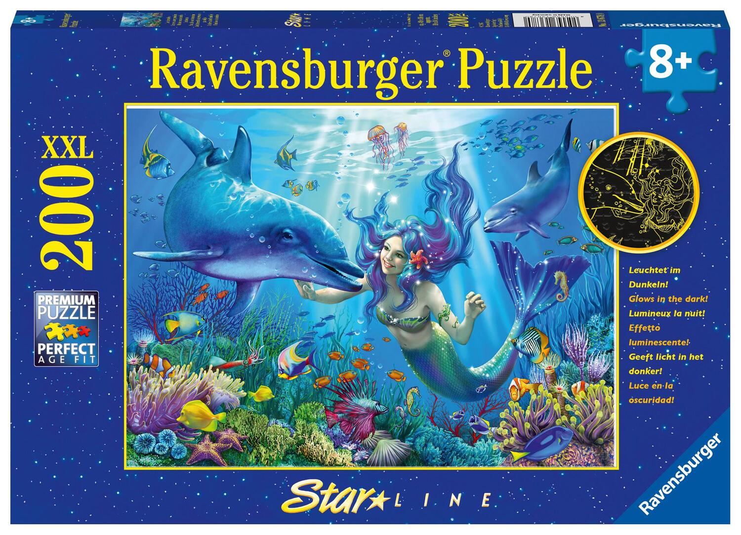 Cover: 4005556136780 | Leuchtendes Unterwasserparadies Sonderserie Puzzle 200 Teile XXL