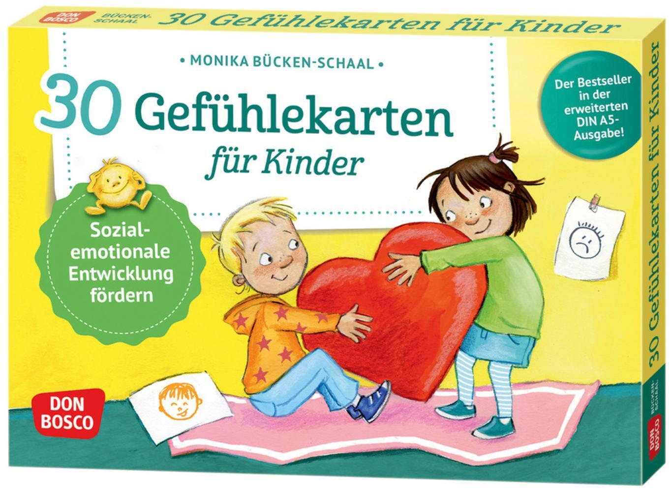 Cover: 4260179517075 | 30 Gefühlekarten für Kinder | Monika Bücken-Schaal | Box | 32 S.
