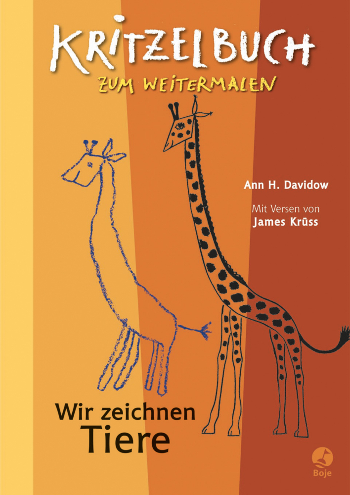 Cover: 9783414822680 | Kritzelbuch zum Weitermalen, Wir zeichnen Tiere | Ann Davidow (u. a.)