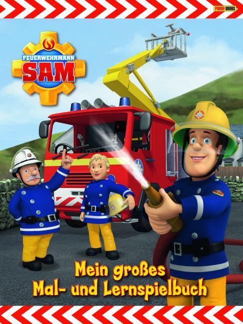 Cover: 9783833229367 | Feuerwehrmann Sam: Malbuch | Mein großes Mal- und Lernspielbuch | Buch