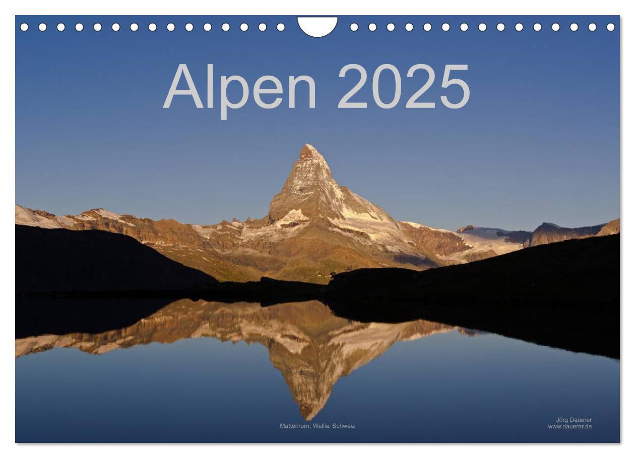 Cover: 9783435649709 | Alpen (Wandkalender 2025 DIN A4 quer), CALVENDO Monatskalender | 2025