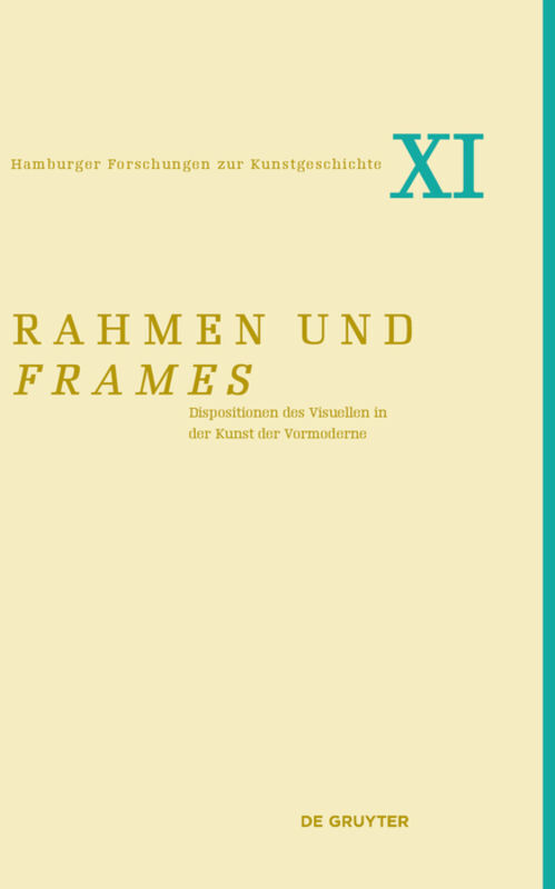 Cover: 9783110474039 | Rahmen und frames | Daniela Wagner (u. a.) | Taschenbuch | VII | 2018
