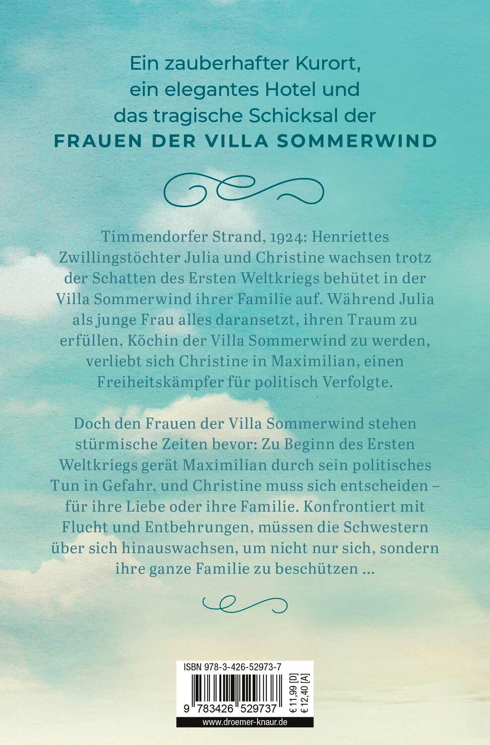 Rückseite: 9783426529737 | Die Frauen der Villa Sommerwind. Die Hoffnung am Horizont | Anna Husen