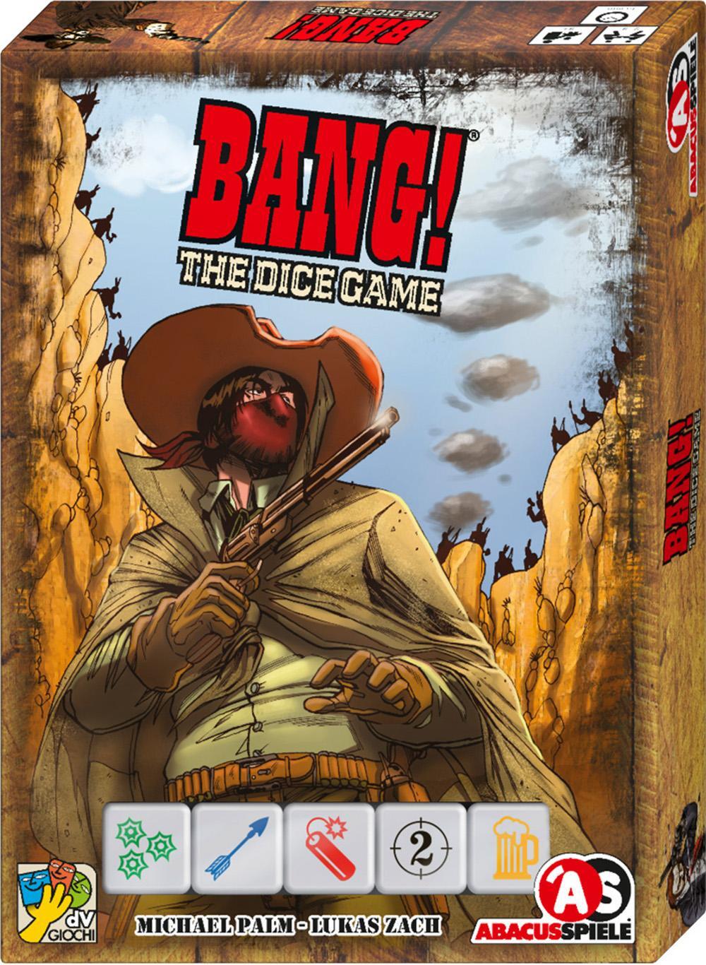 Cover: 4011898361322 | BANG! The Dice Game | Spieldauer ca. 15 Minuten, Für 3-8 Spieler