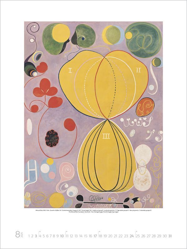 Bild: 9783731879718 | Hilma af Klint 2025 | Korsch Verlag | Kalender | Spiralbindung | 14 S.