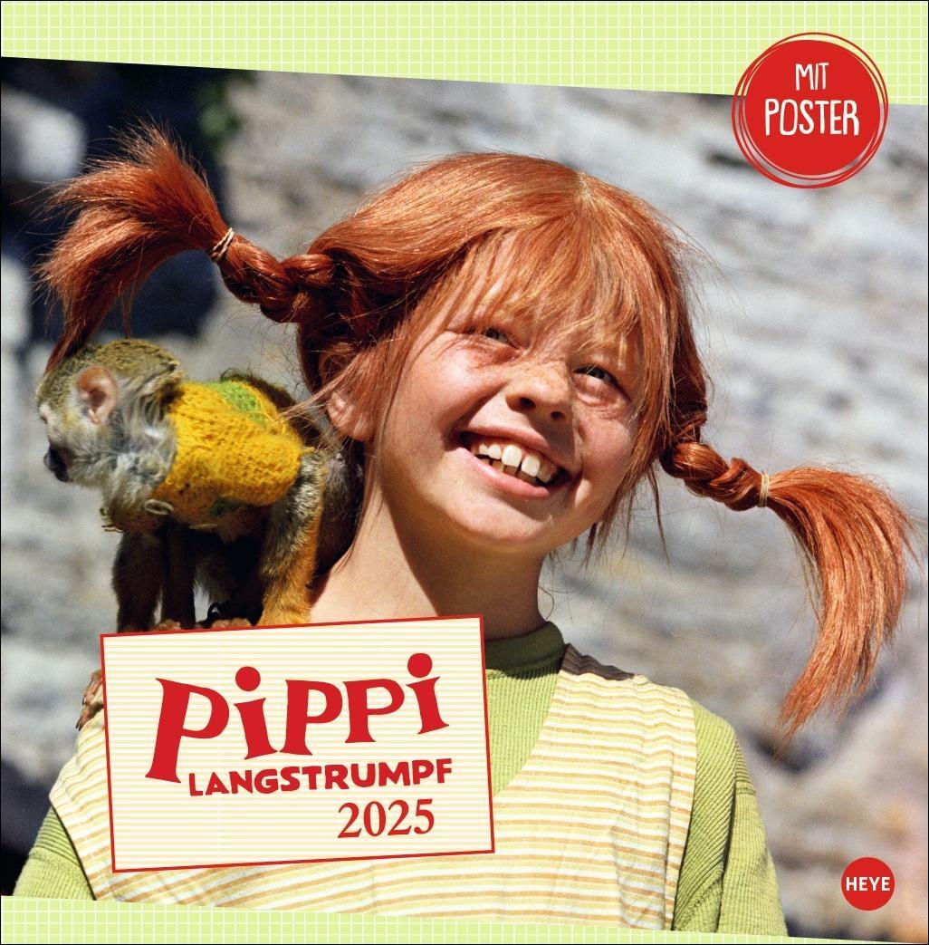 Cover: 9783756405527 | Pippi Langstrumpf Broschurkalender 2025 | Astrid Lindgren | Kalender