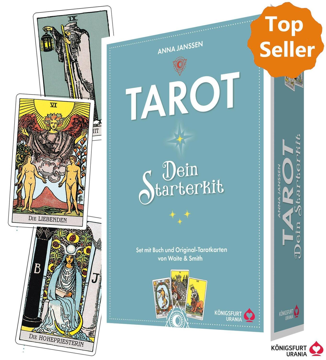 Cover: 9783868265705 | TAROT - Dein Starterkit | 78 Karten mit Buch (Tarot für Anfänger)