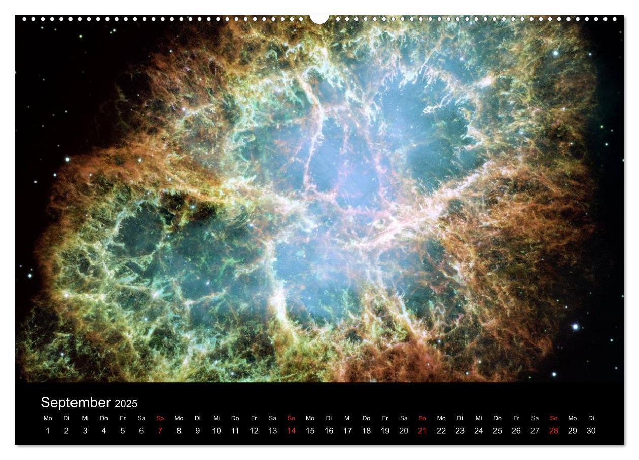 Bild: 9783435485420 | Der Weltraum. Spektakuläre Gasnebel und Galaxien (Wandkalender 2025...