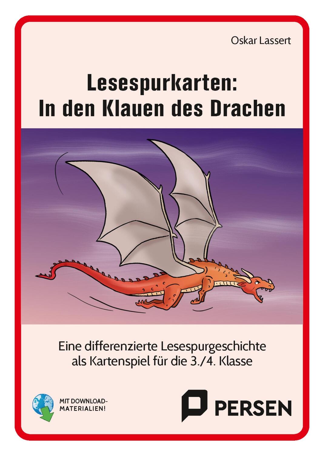 Cover: 9783403209607 | Lesespurkarten: In den Klauen des Drachen | Oskar Lassert | Box | 2022