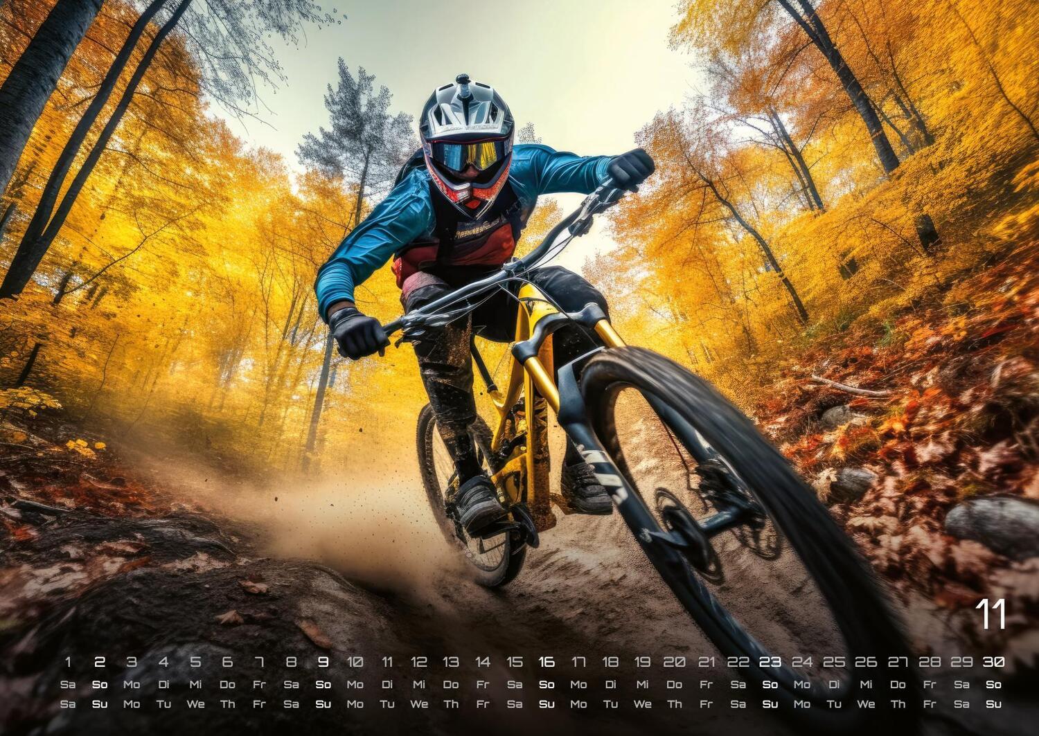 Bild: 9783986734121 | MTB Mountainbike - 2025 - Kalender DIN A2 | GP-Fever. de | Kalender