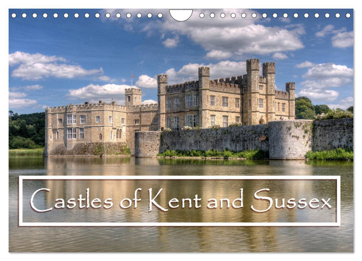 Cover: 9781325950133 | Castles of Kent and Sussex (Wall Calendar 2025 DIN A4 landscape),...