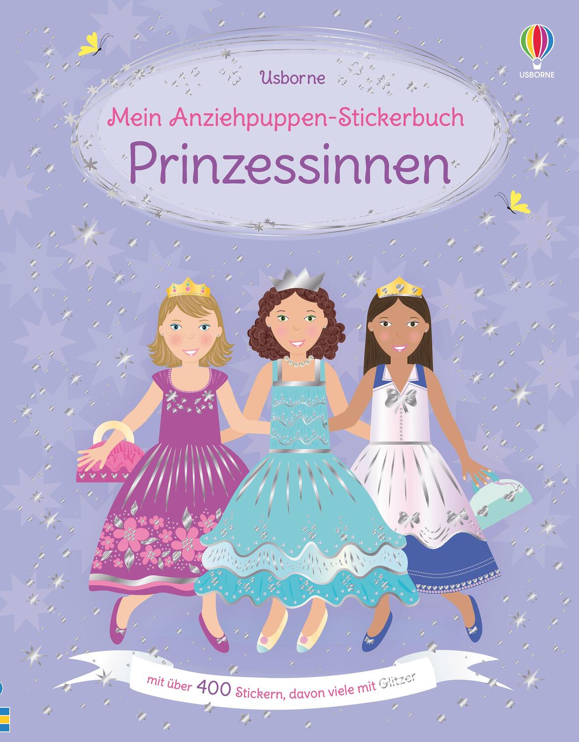Cover: 9781789415100 | Mein Anziehpuppen-Stickerbuch: Prinzessinnen | Fiona Watt | Buch