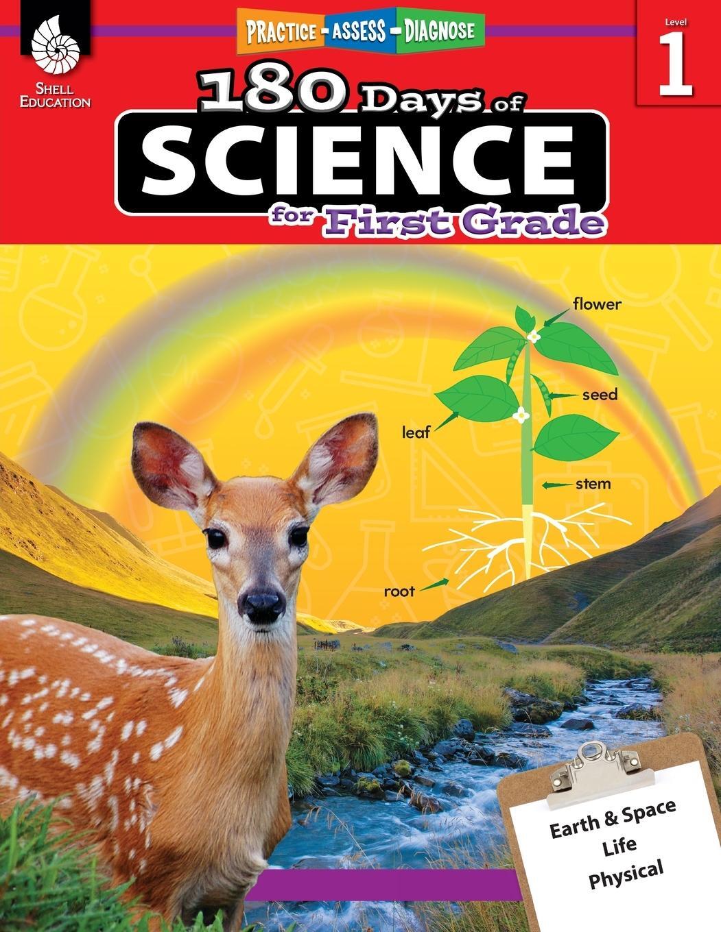 Cover: 9781425814076 | 180 Days of Science for First Grade | Practice, Assess, Diagnose