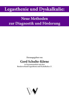Cover: 9783899112139 | Legasthenie und Dyskalkulie: Neue Methoden zu Diagnostik und Förderung