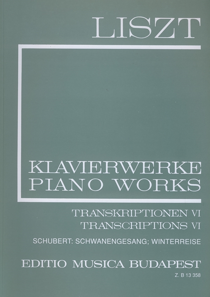 Cover: 9790080133583 | Transcriptions VI (II/21) | Franz Liszt | EMB New Listz Edition | Buch